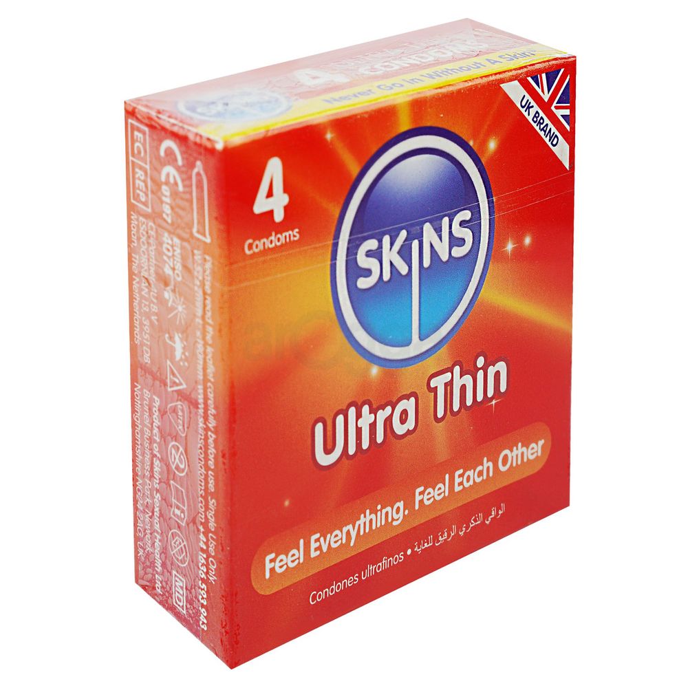 Skins Ultra Thin Premium Condom 4's Pack  