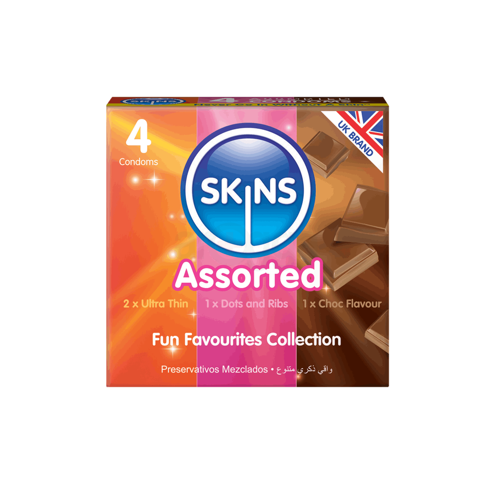 Skins Assorted Premium Condom 4's Pack  