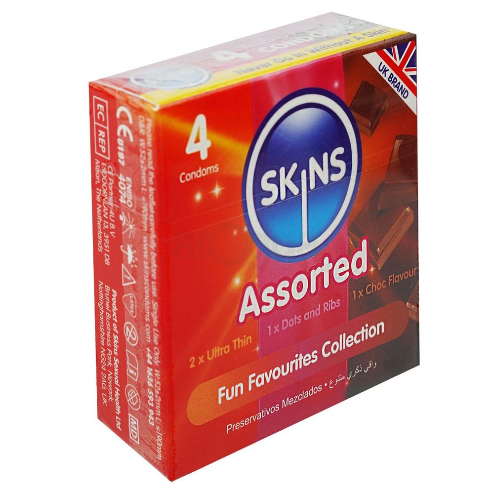 Skins Assorted Premium Condom 4's Pack  