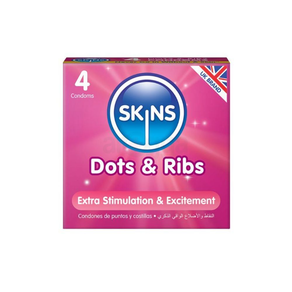 Skins Dots & Ribs Premium Condom 4's Pack  