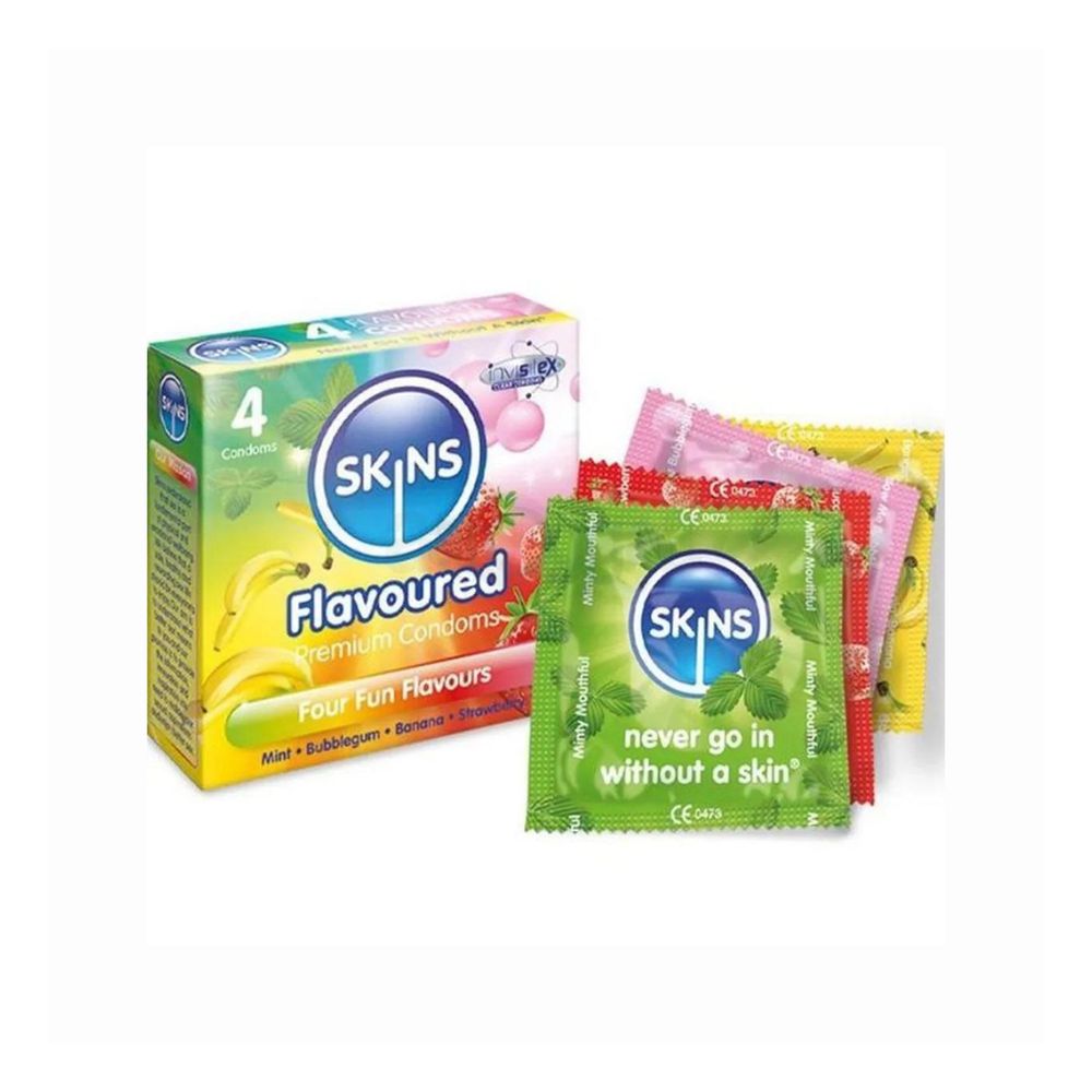 Skins Flavoured Premium Condom 4's Pack  
