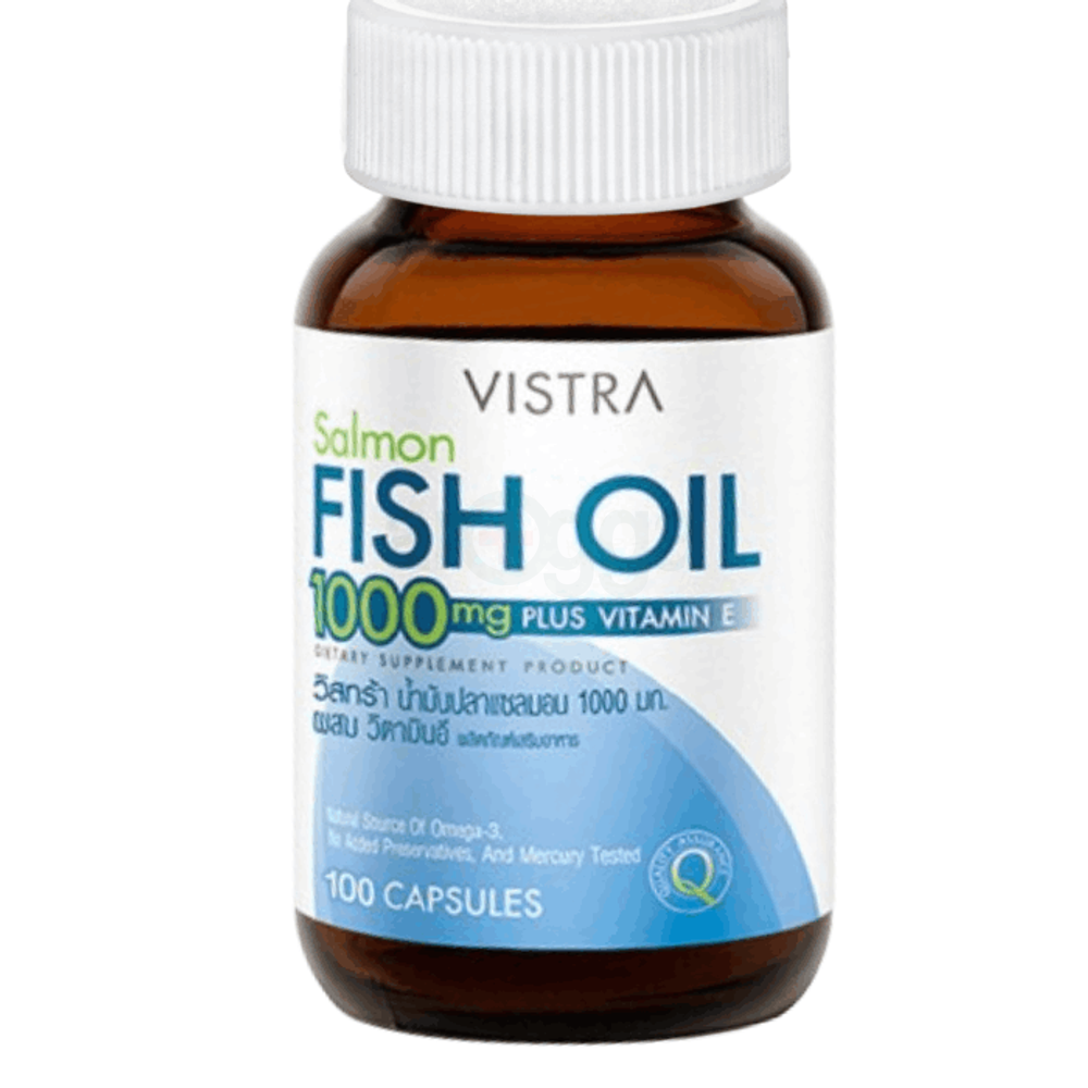 VISTRA Salmon Fish Oil 1000mg Plus Vitamin E  