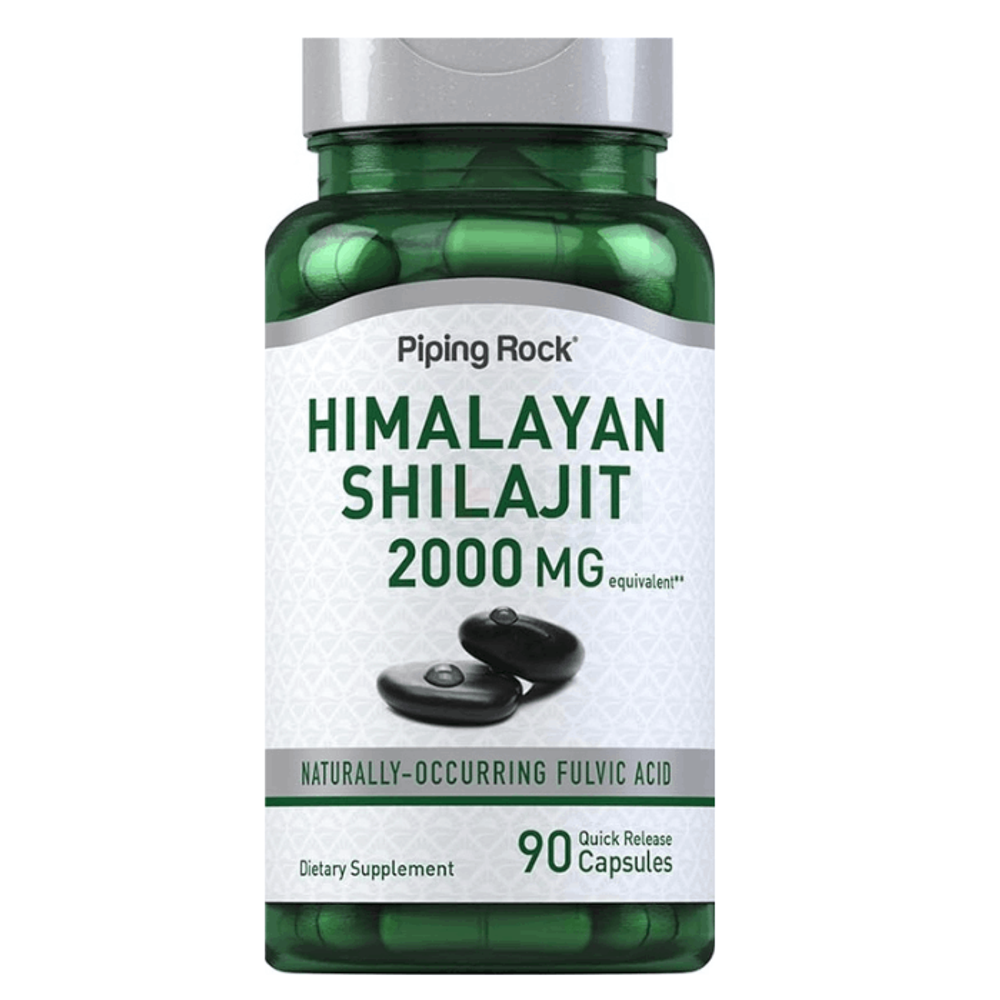 PipingRock Shilajit 2000mg 90 Capsules  