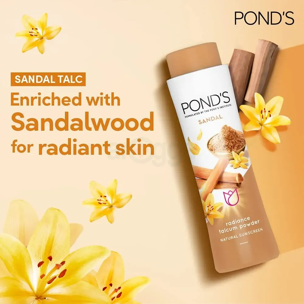 Pond's Sandal Radiance Talcum Powder  