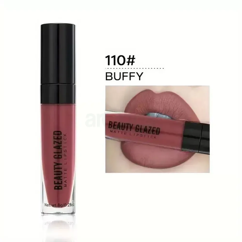 Beauty Glazed Matte Lipstick - Buffy 110  