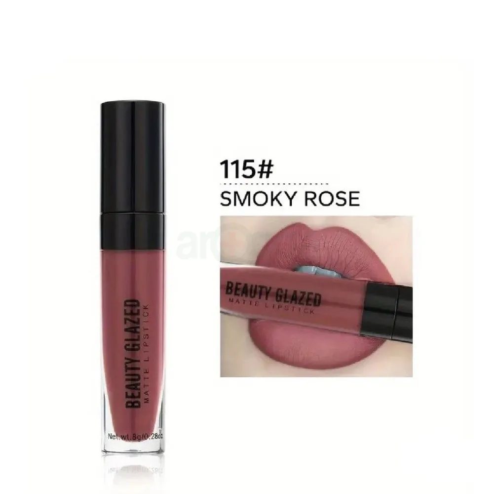 Beauty Glazed Matte Lipstick - Smokey Rose 115 - Arogga Beauty Store