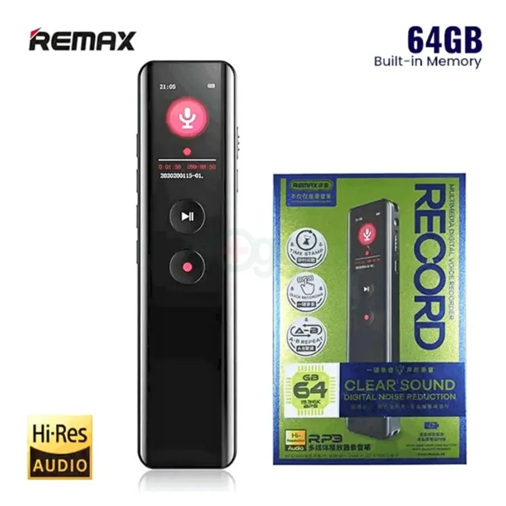 Remax RP3 Multimedia Digital Voice Recorder  