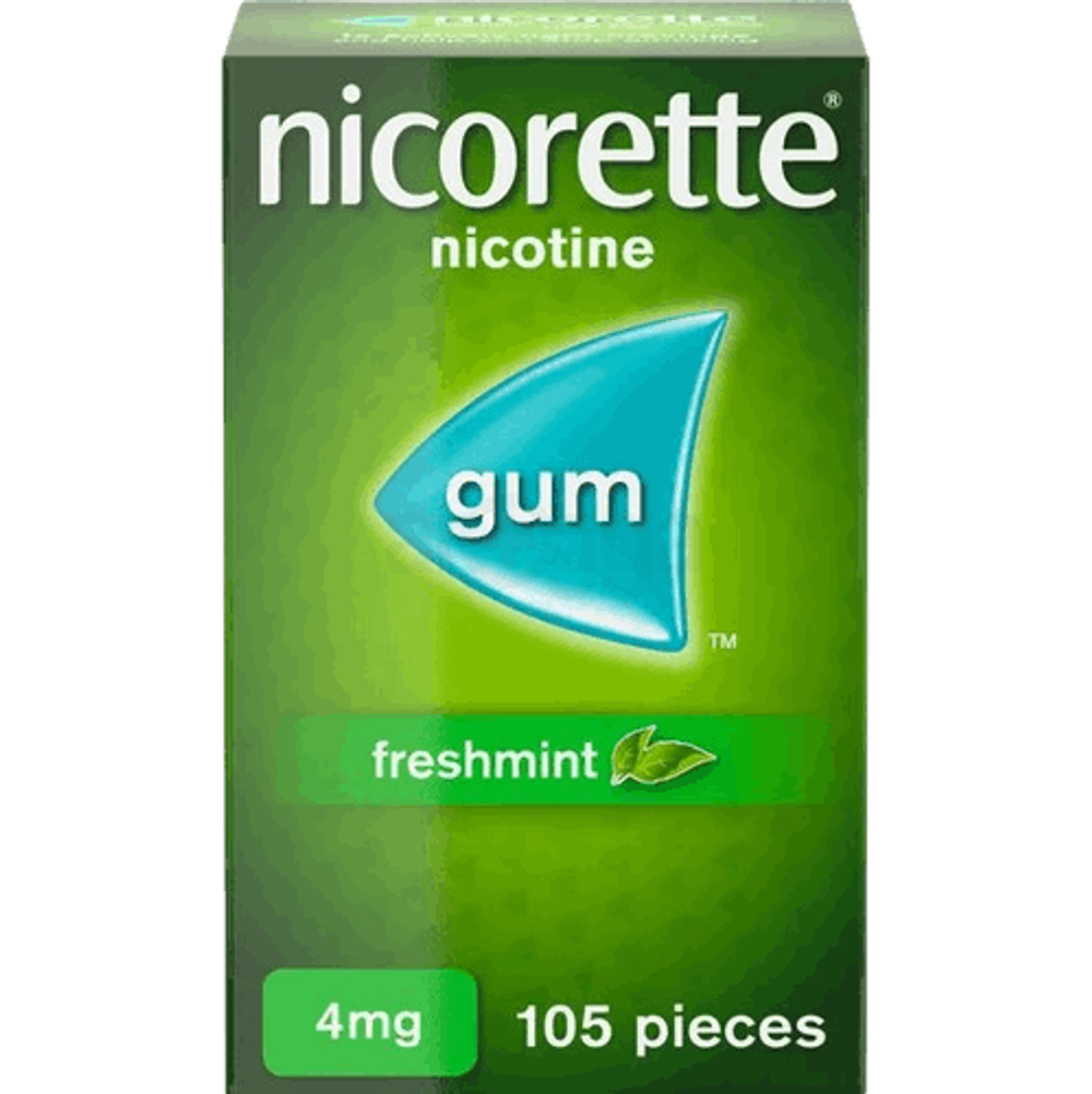 Nicorette Freshmint Gum Nicotine 4mg 105 Tablets  