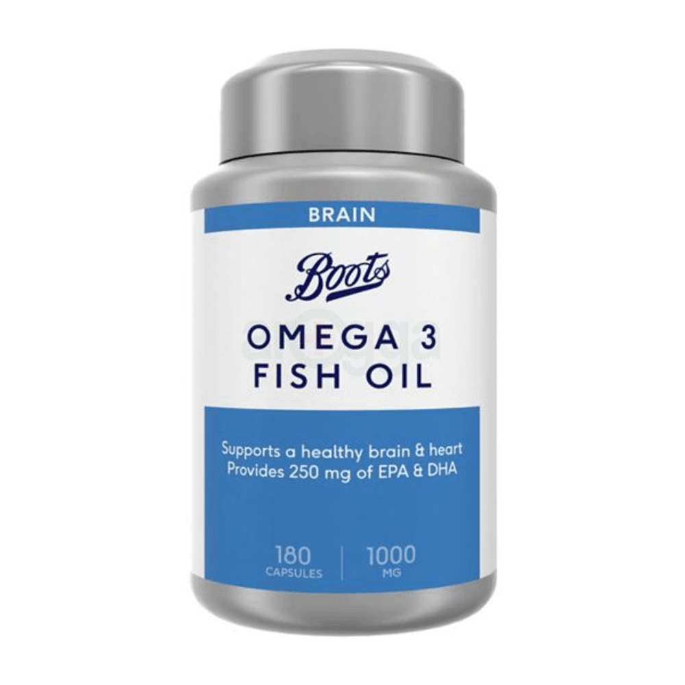 Boots Omega 3 Fish Oil 1000mg 180 Capsules  