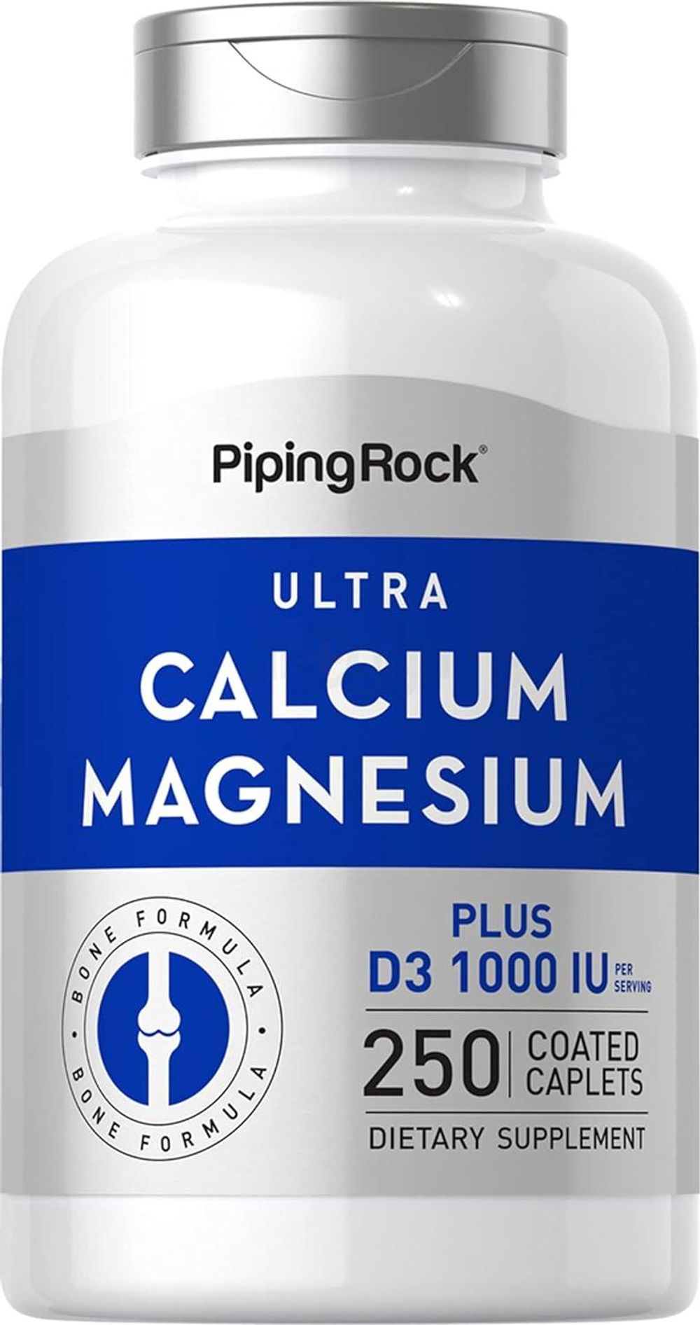 Calcium & Magnesium Citrate Plus D3 (Cal 300mg/Mag 150mg/D3 400IU) (per serving), 180 Quick Release Capsules  