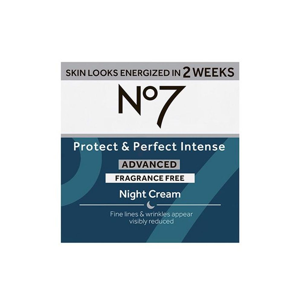 No7 Protect & Perfect Intense Advanced Fragrance Free Night Cream  