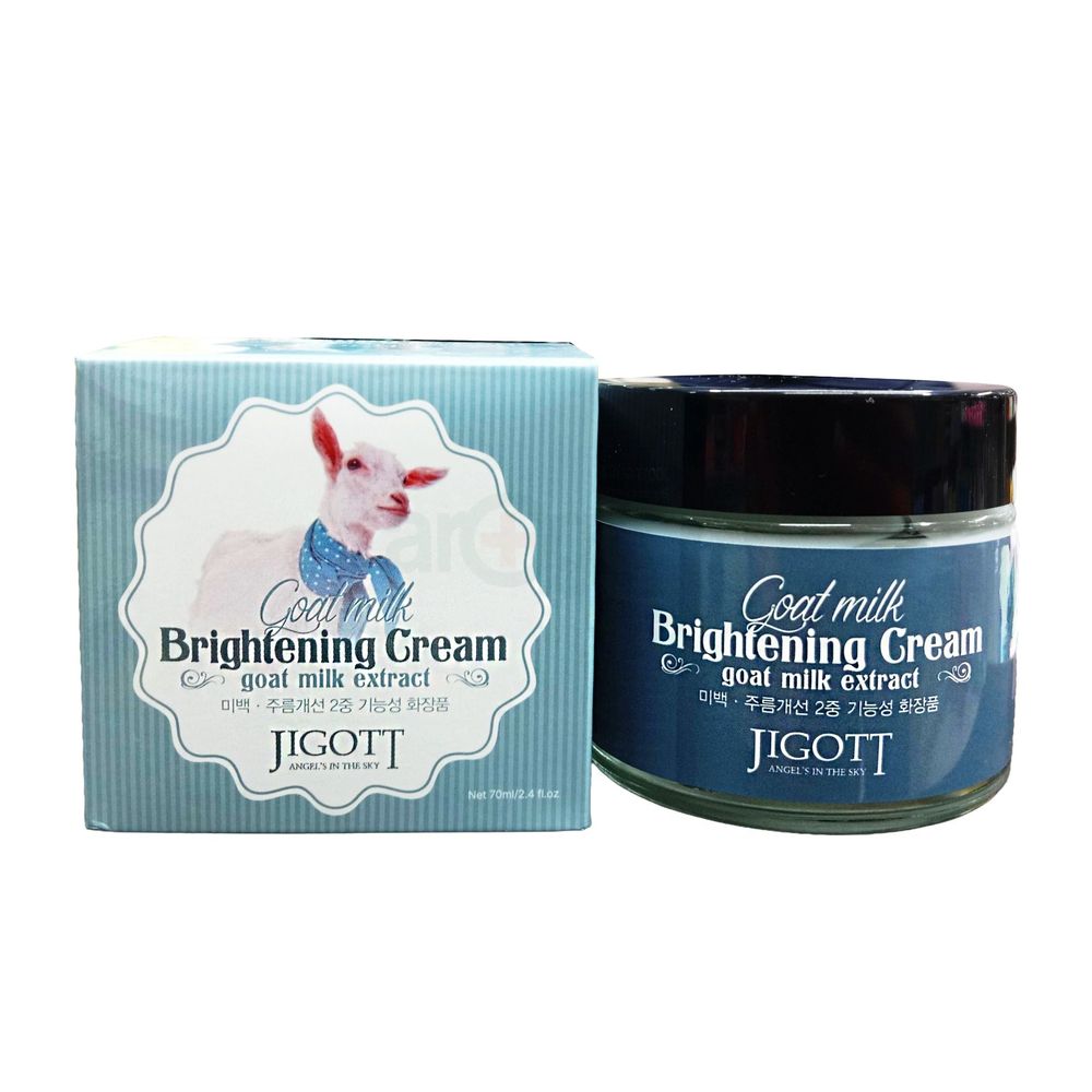 Jigott Goat Milk Extract Brightening Cream  