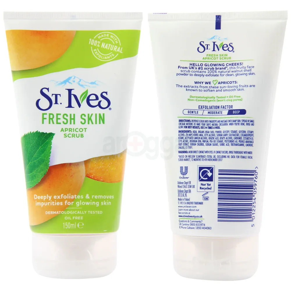 St. Ives Fresh Skin Apricot Scrub (Made in Poland)  