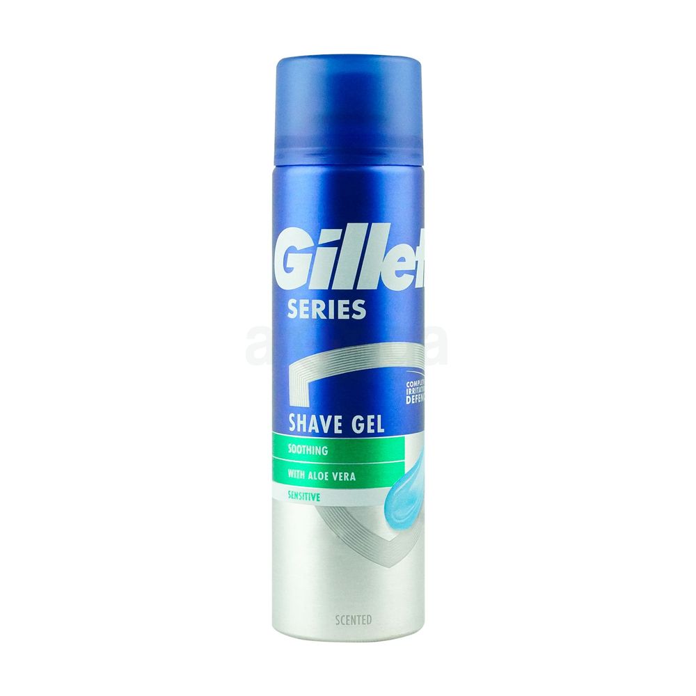 Gillette Series Sensitive Shave Gel with Aloe (Made in UK)  