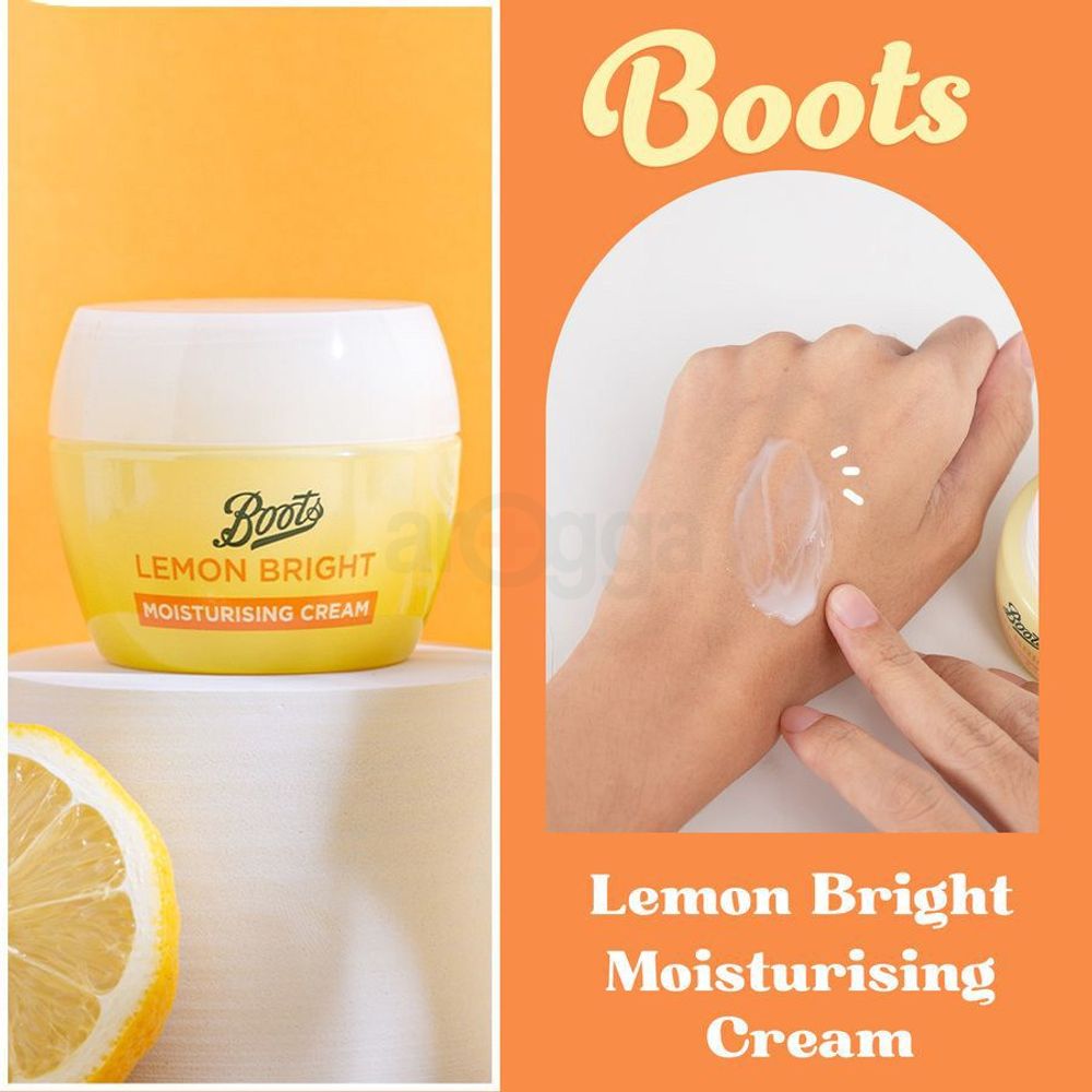 Boots Lemon Bright Moisturising Cream for All Skin Types  