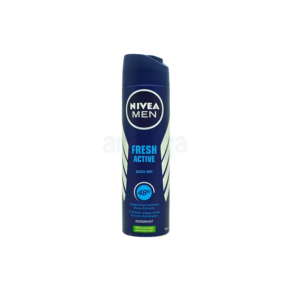 Nivea Men Fresh Active Quick Dry Deodorant (Made in Germany)  