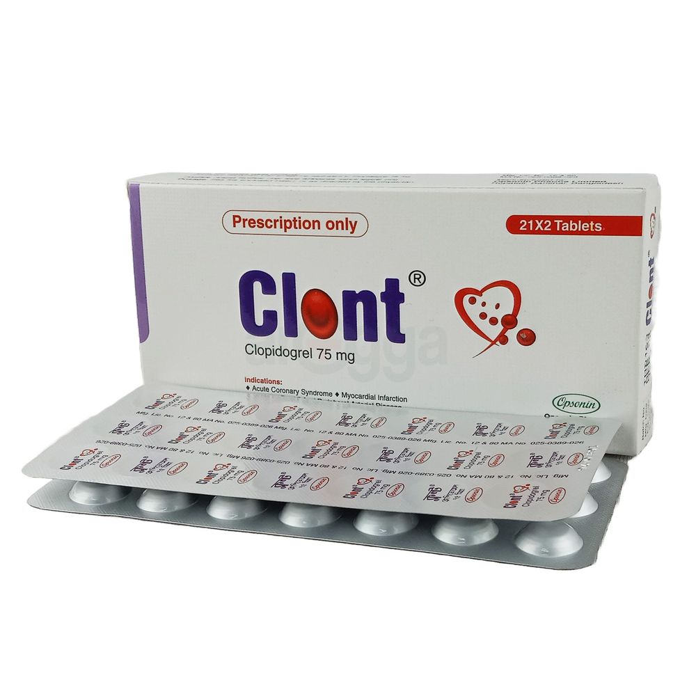 Clont 75mg Tablet