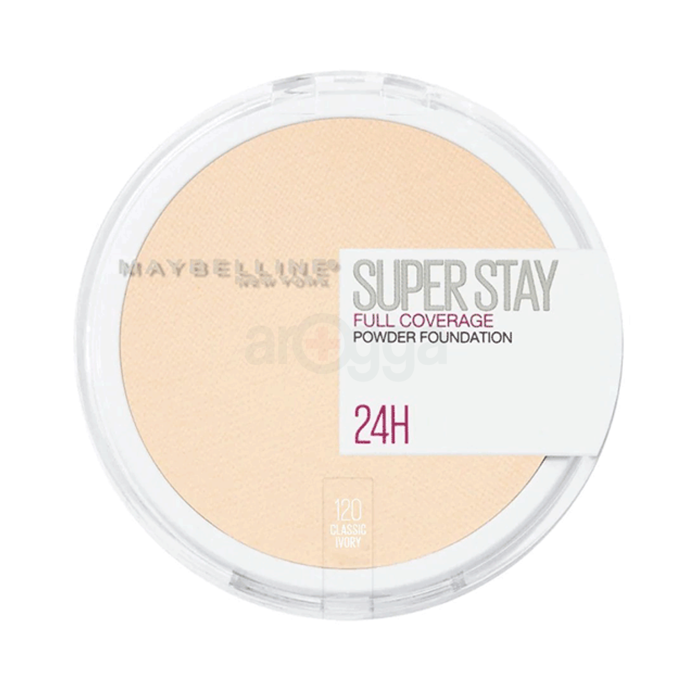 Maybelline Superstay Full Coverage Powder Foundation - 120 Classic Ivory  