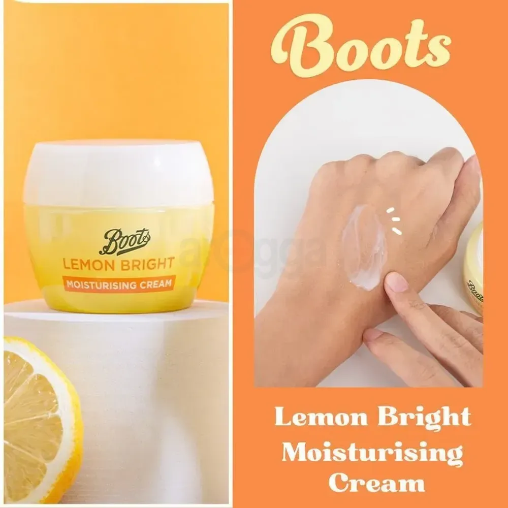 Boots Lemon Bright Night Sleeping Mask Gel for All Skin Types  