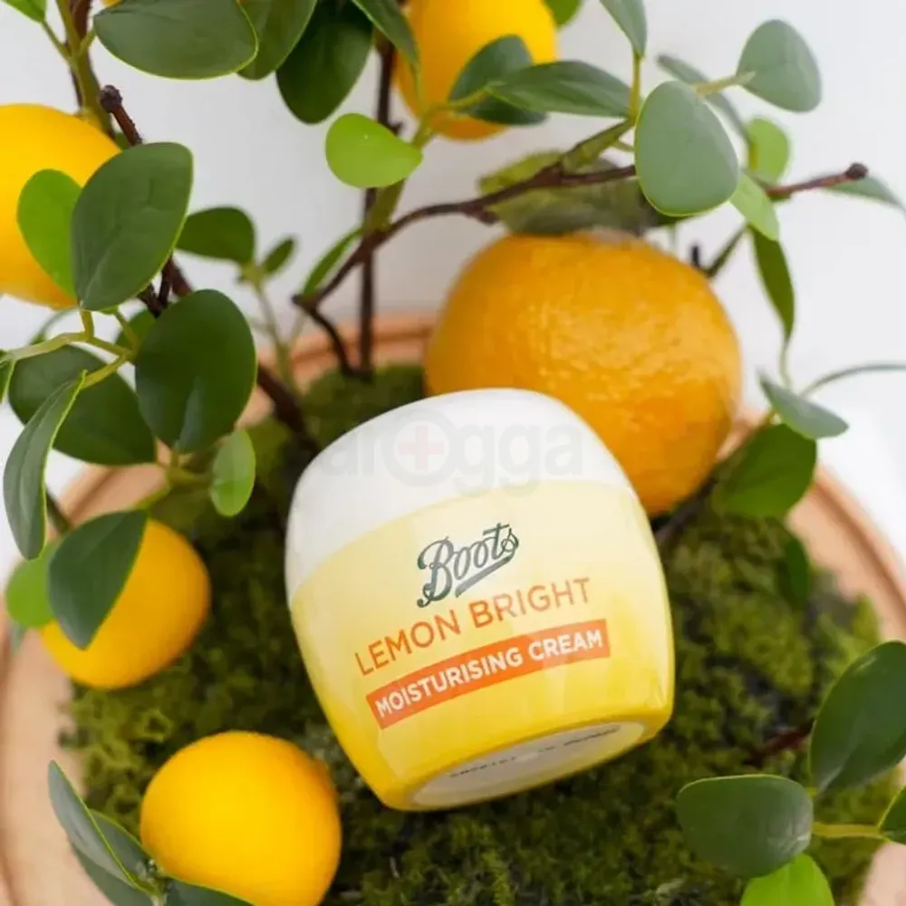 Boots Lemon Bright Night Sleeping Mask Gel for All Skin Types  