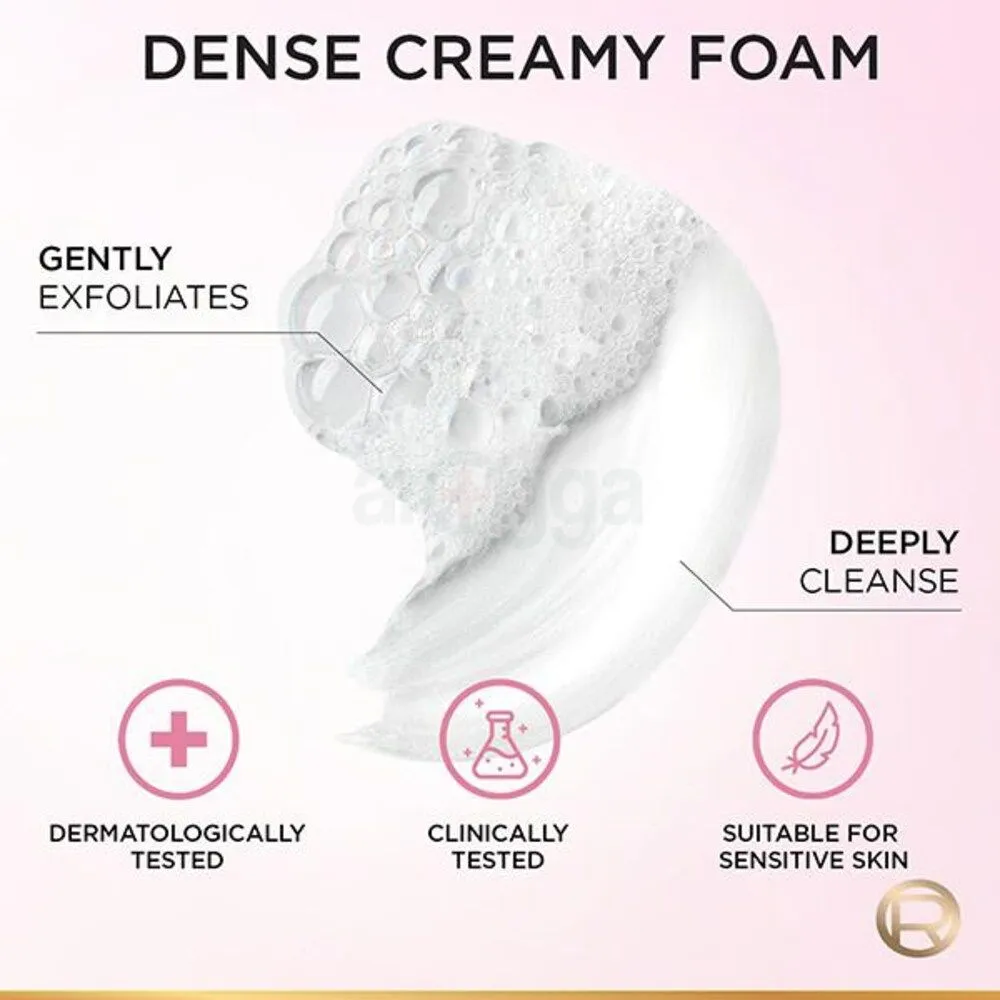 Loreal Paris Glycolic Bright Glowing Foam Cleanser with Glycolic Acid & Niacinamide  