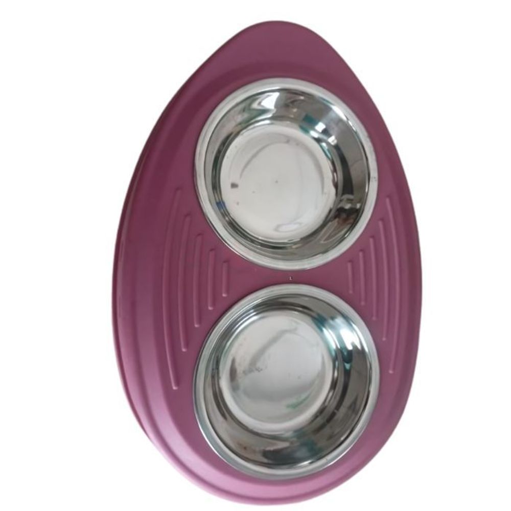 Pet Feeding Bowl With Stainless - Piece  
