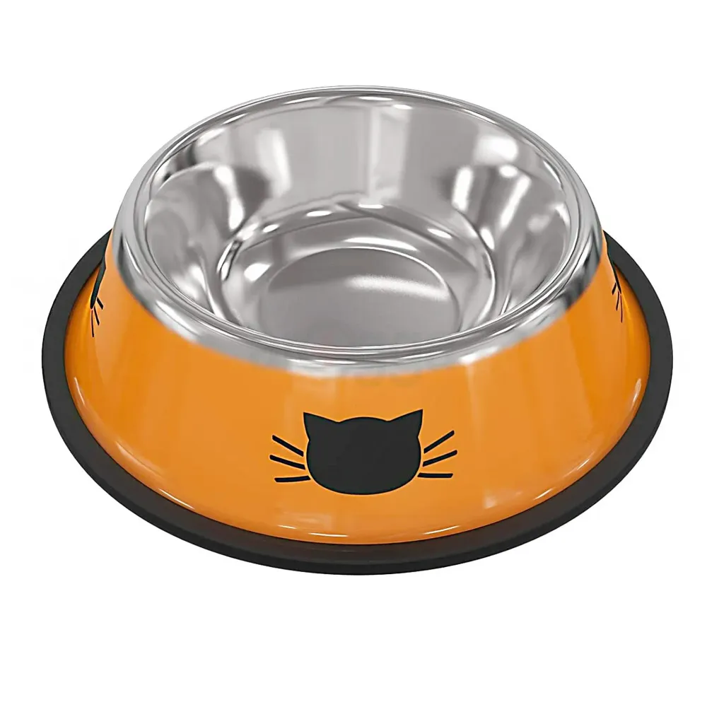 Pet Feeding Bowl With Stainless - Piece  