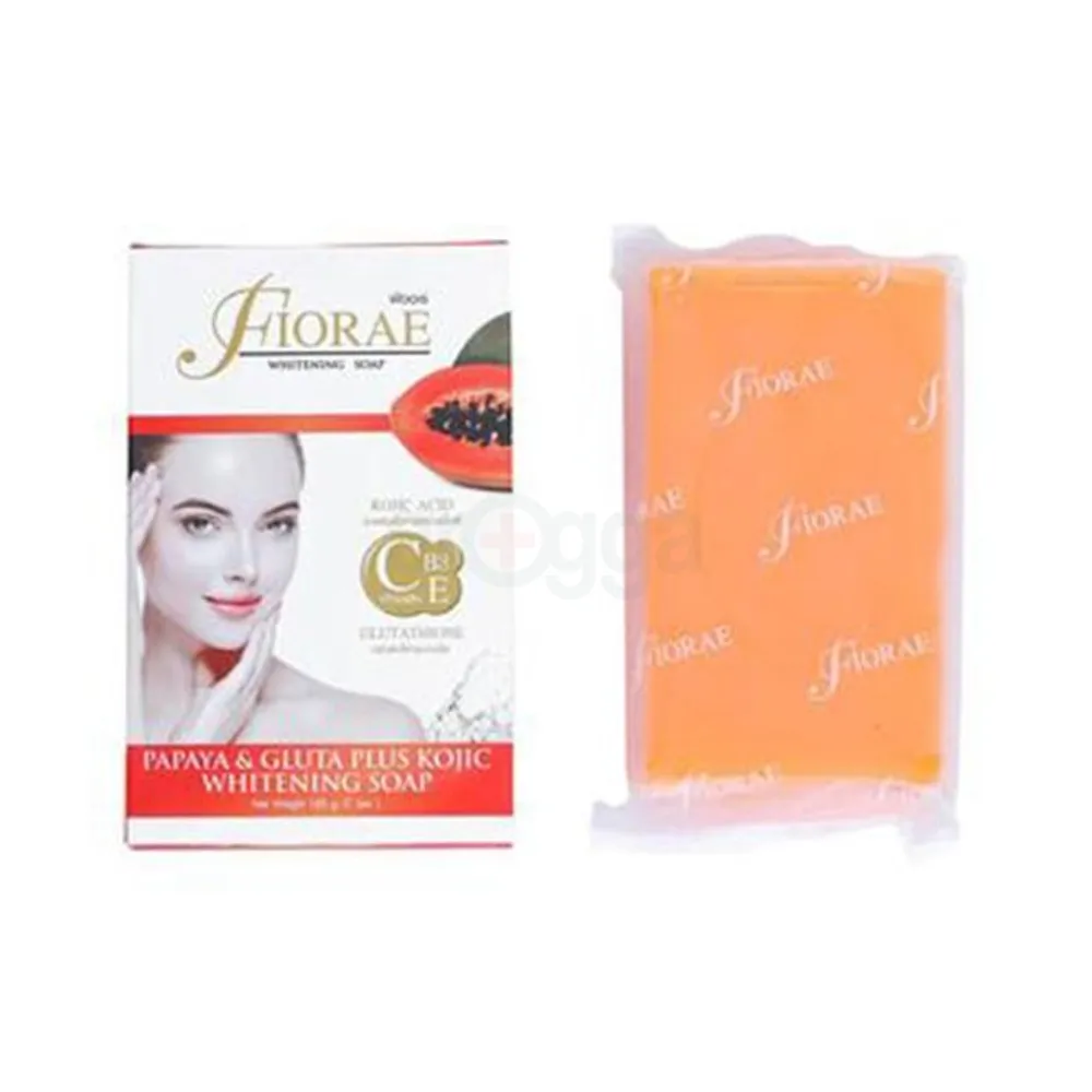 Fiorae Papaya & Gluta Plus Kojic Whitening Soap 165gm  