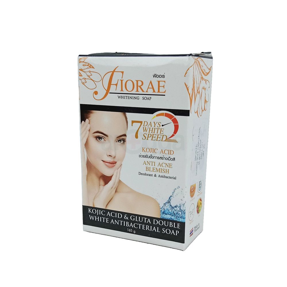 Fiorae Kojic Acid & Gluta Double White AntiBacterial Soap 165gm  