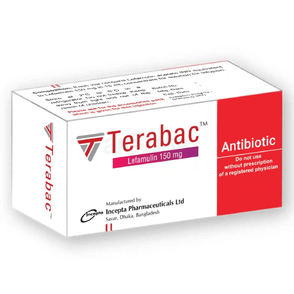 Terabac 150mg/15ml IV injection