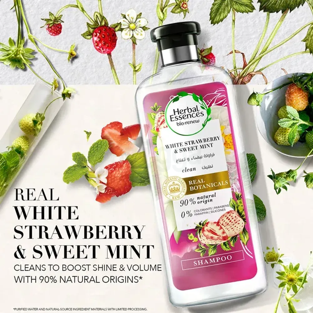 Herbal Essences Bio:Renew Clean White Strawberry & Sweet Mint Shampoo  