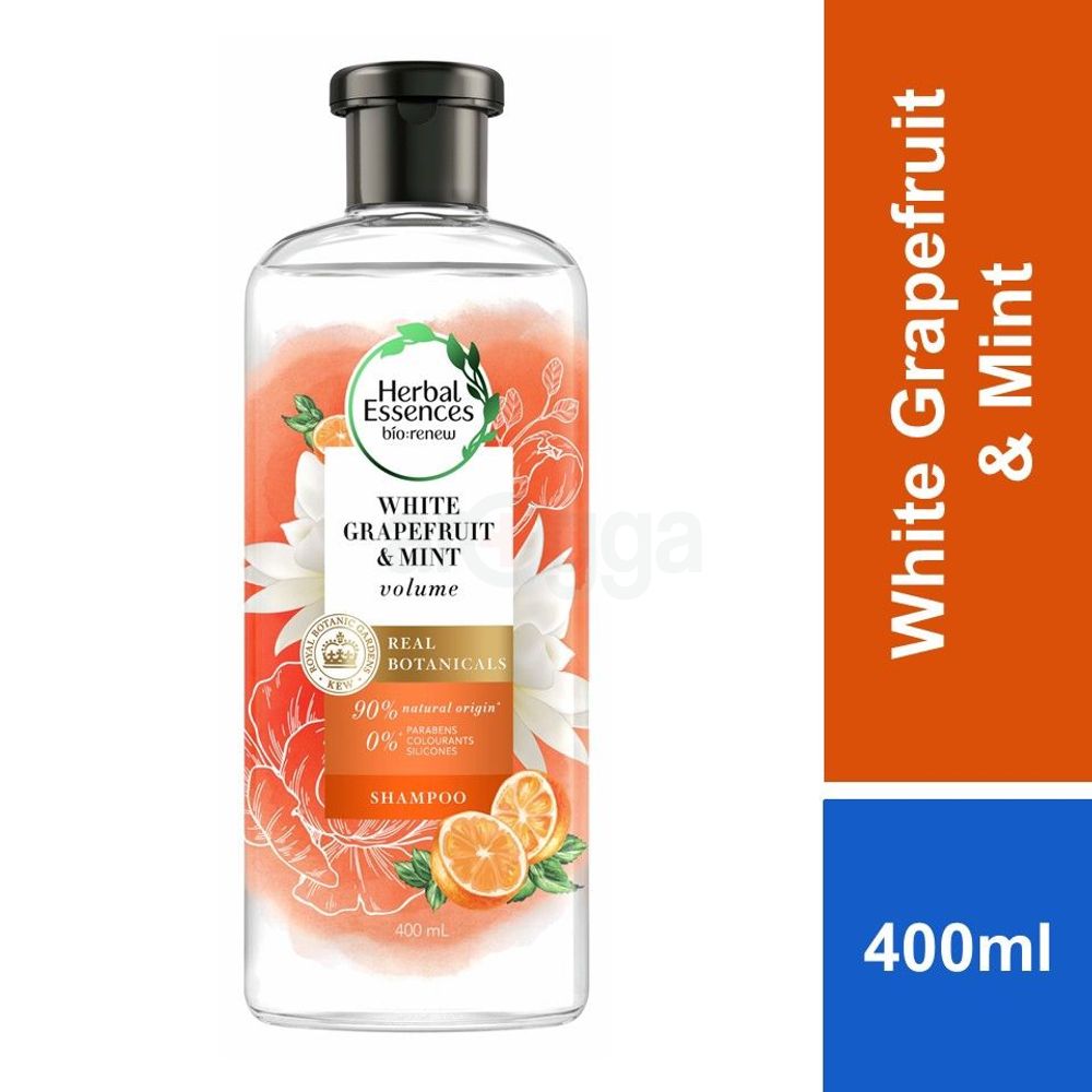 Herbal Essences Bio Renew Volume White Grapefruit & Mosa Mint Shampoo 400ml  
