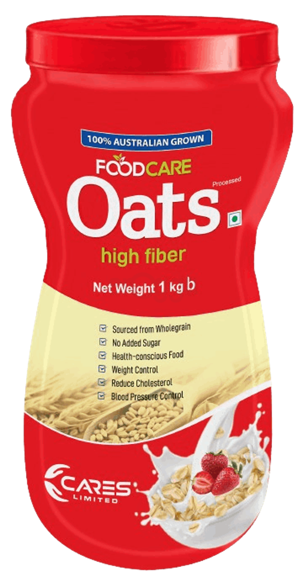 Food Care Oats 100% Australian Grown (High FIber) - 1kg  