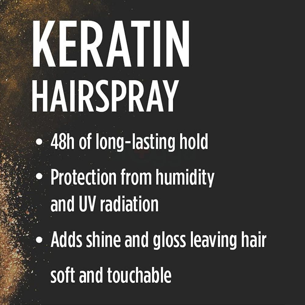 Schwarzkopf Styling Keratin Heat Protection Shine Hair Spray for Frizz Control  
