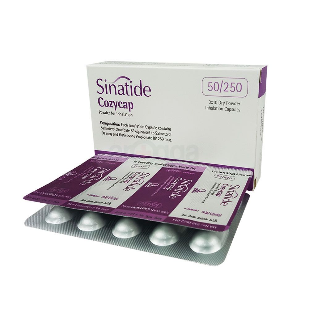 Sinatide 250 Cozycap 50mcg+250mcg Capsule