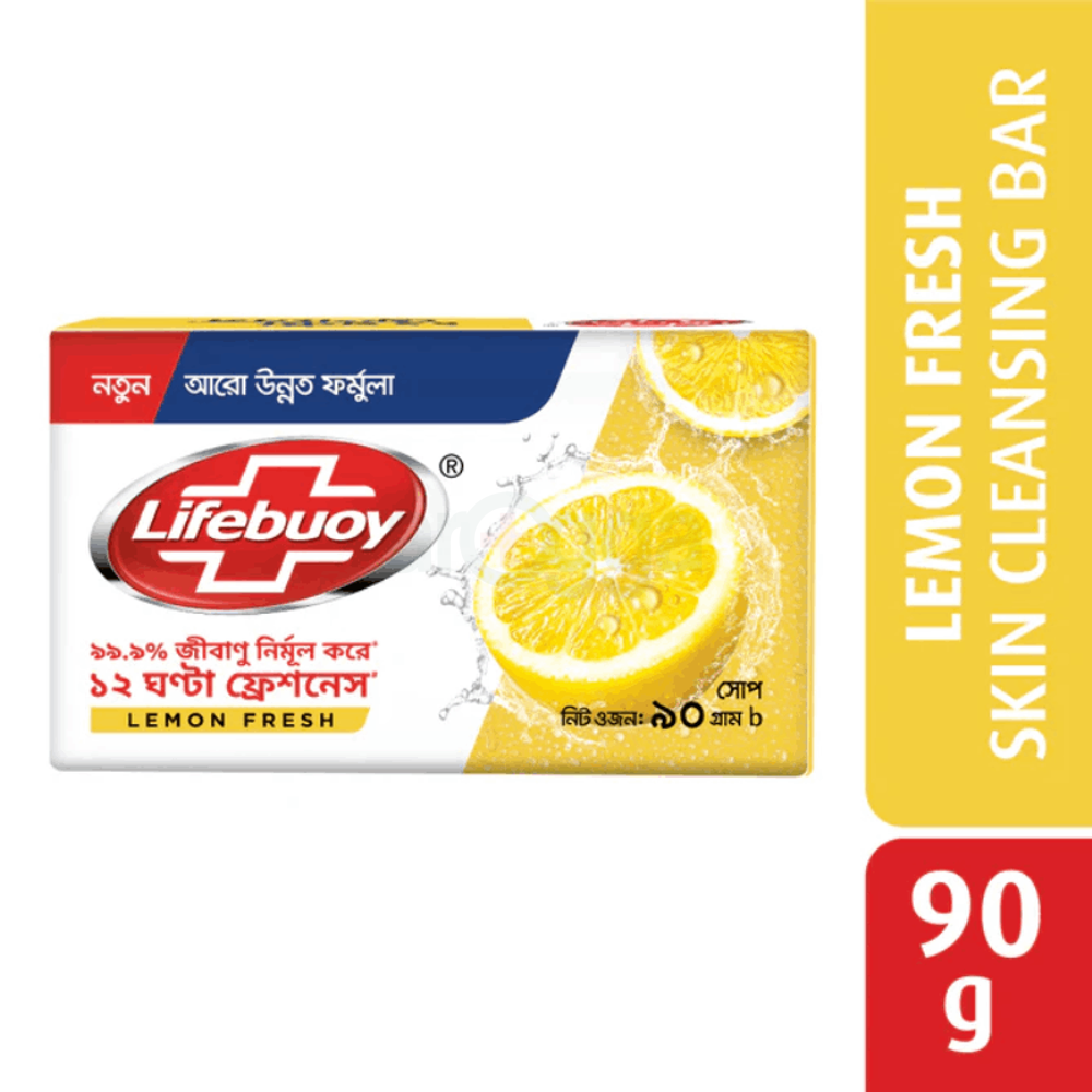 Lifebuoy Soap Bar Lemon Fresh 90g  