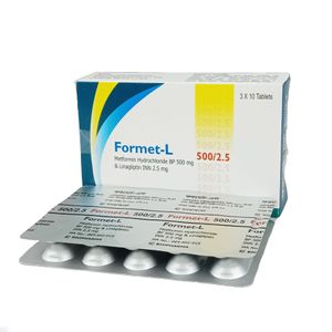 Formet L 500 2.5mg+500mg Tablet