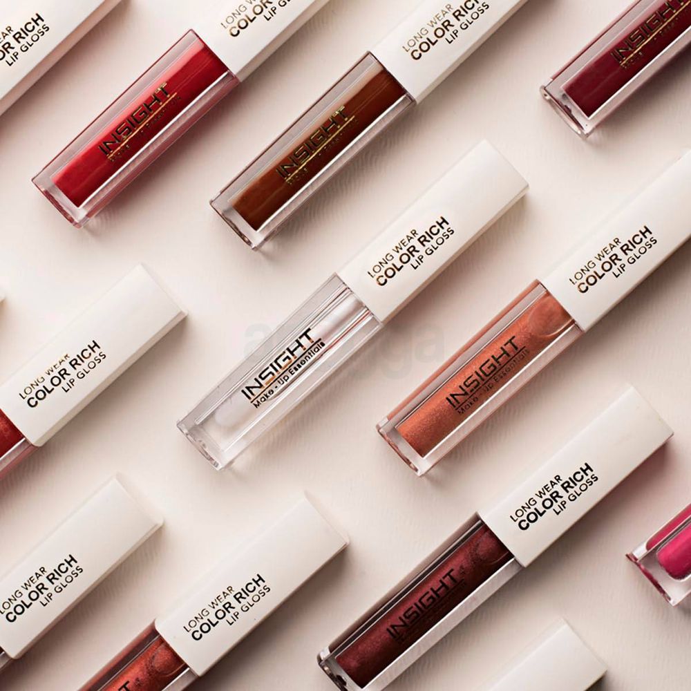 Insight Makeup Essentials Long Wear Color Rich Lip Gloss - Glitz 08  