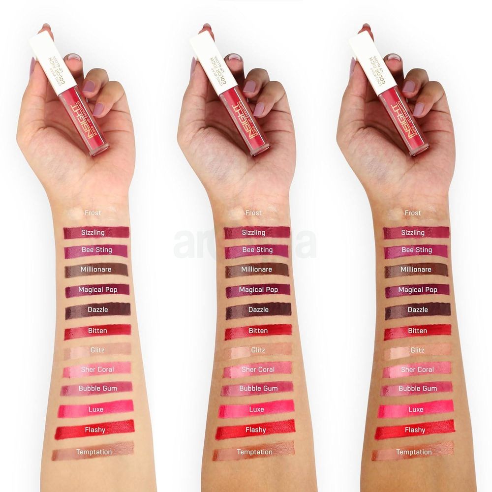 Insight Makeup Essentials Long Wear Color Rich Lip Gloss - Glitz 08  