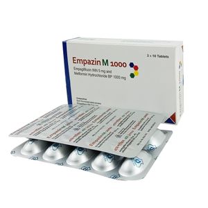 Empazin M 5/1000 5mg+1000mg Tablet