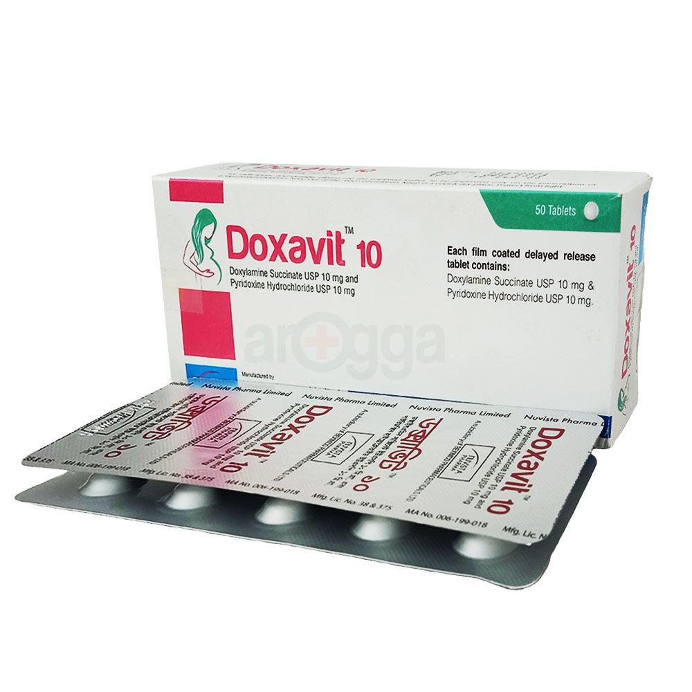 Doxavit 10mg+10mg Tablet