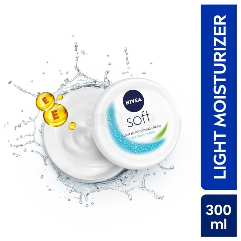 Nivea Soft Moisturizing Care Cream with Jojoba Oil & Vitamin E 300ml  