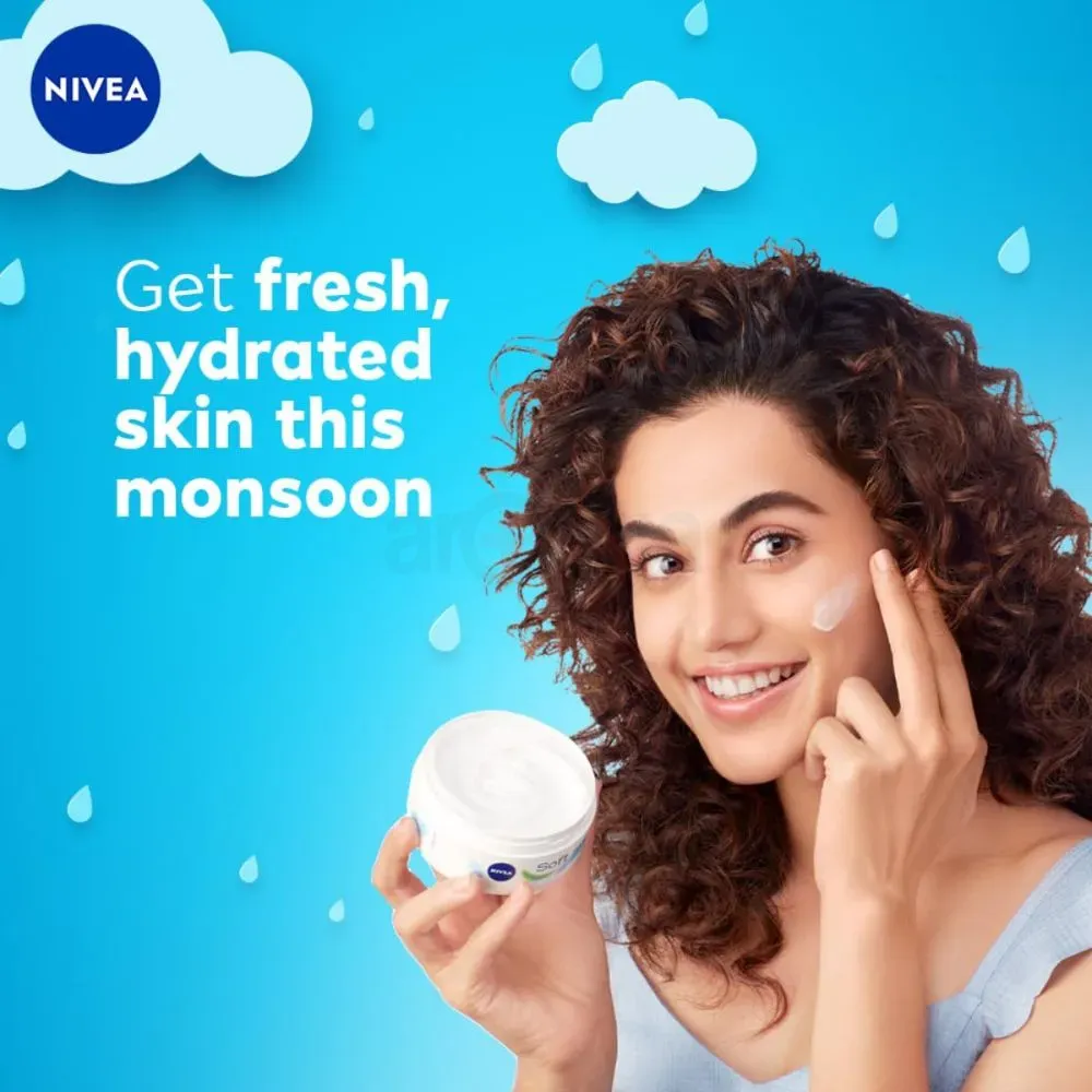 Nivea Soft Moisturizing Care Cream with Jojoba Oil & Vitamin E 300ml  
