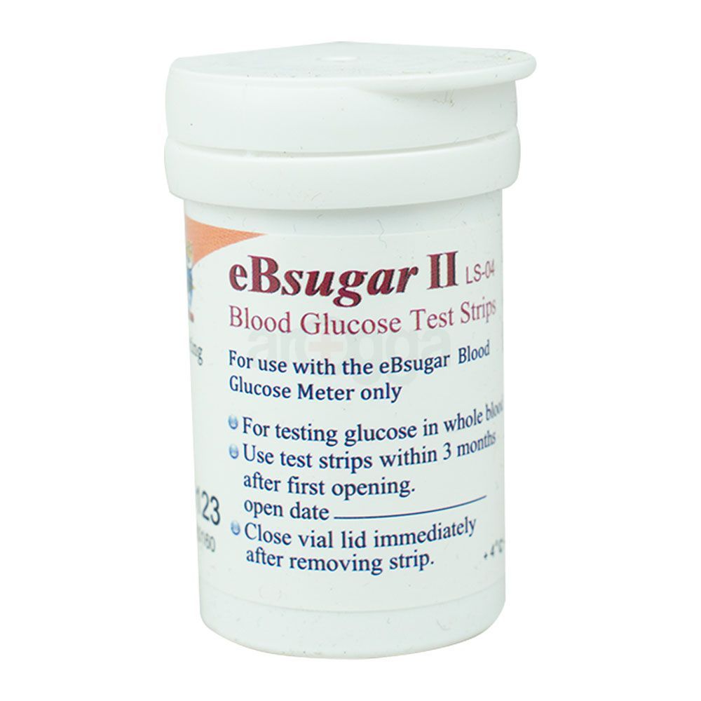 EB Sugar Blood Glucose Strip 50's Pack  