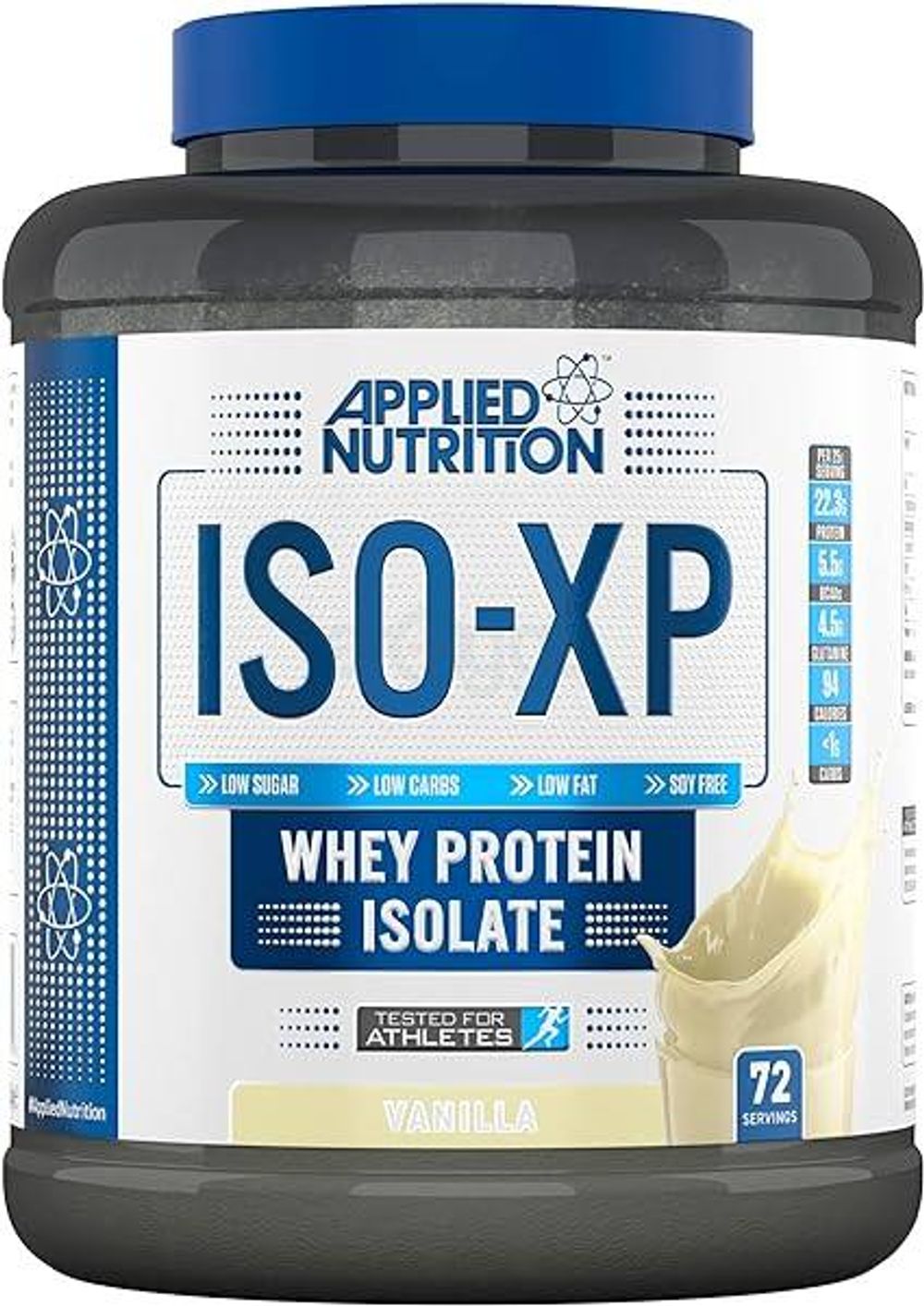 Applied Nutrition ISO XP Tasty Funky Flavours Vanilla Whey Protein Isolate 1.8kg 72 Servings  