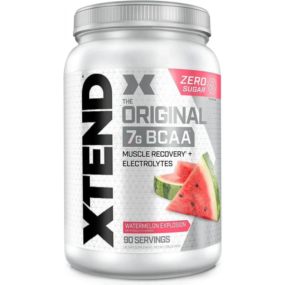 XTEND Original BCAA Powder + Watermelon Explosion + Muscle Recovery + Electrolytes + 90 Servings 1.13kg  