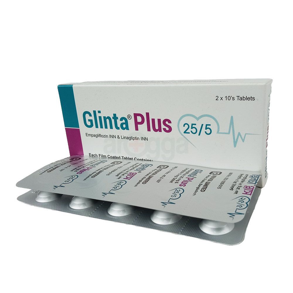 Glinta Plus 25/5 25mg+5mg Tablet