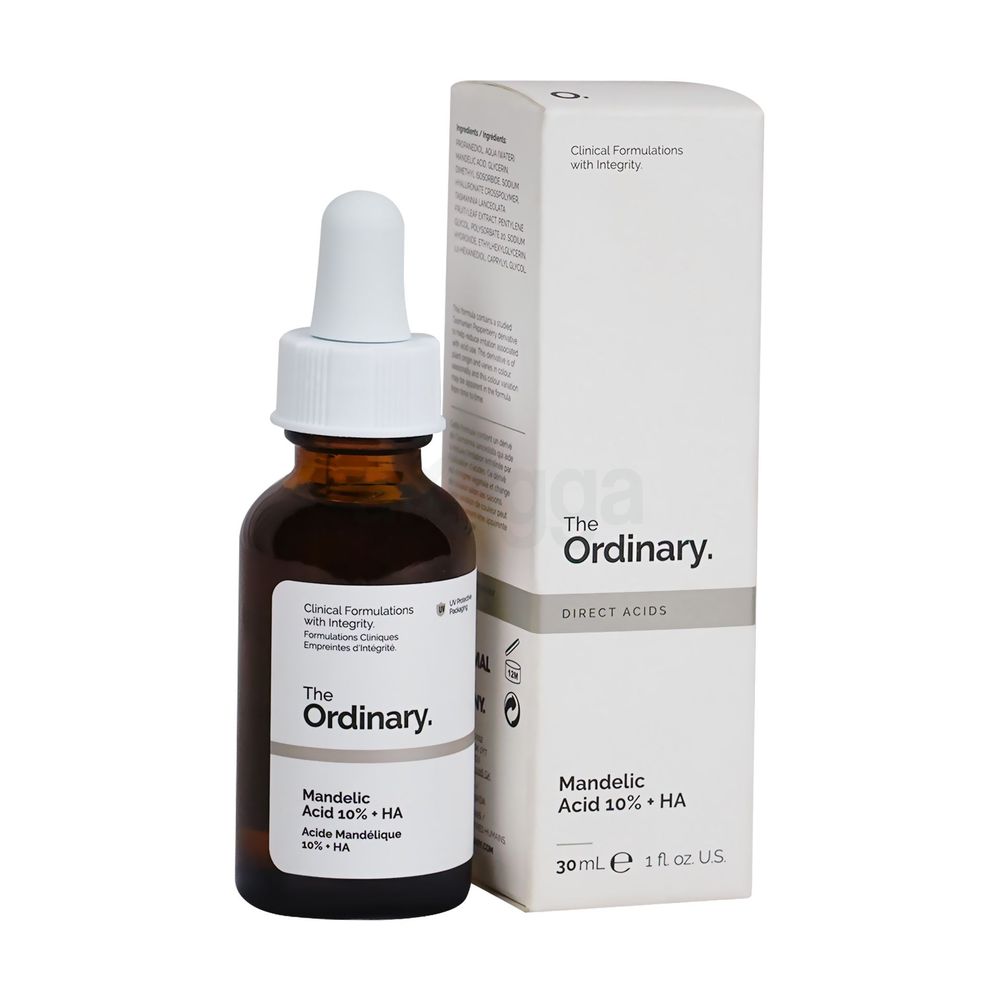 The Ordinary Mandelic Acid 10% + HA Serum with AHA & Hyaluronic Acid  