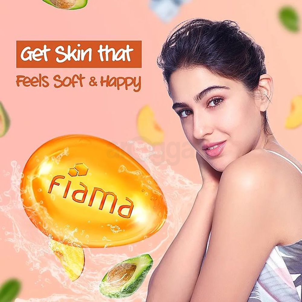 Fiama Moistured Skin Gel Bar with Peach & Avocado  