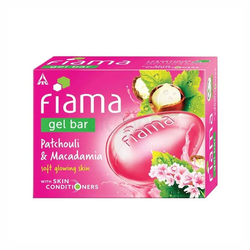 Fiama Soft Glowing Skin Gel Bar with Patchouli & Macadamia  